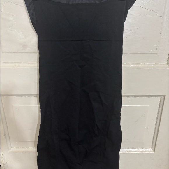 Spanx Slimmer & Shine Strapless Slip Dress Black Size L Slimming Shaping - Picture 5 of 5
